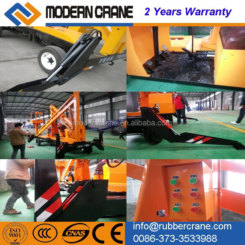 small mobile boom lift