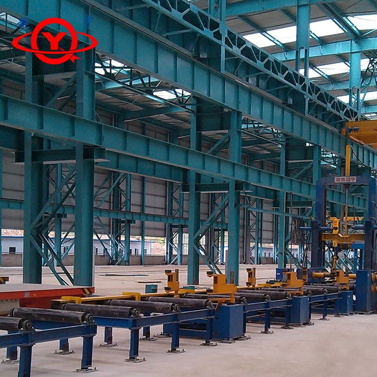 Manufacture Standard Automatic H Beam Production Line With Five Parts Euipments