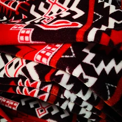 Best price wear resistant printed polyester weft knitted fabric for carpet