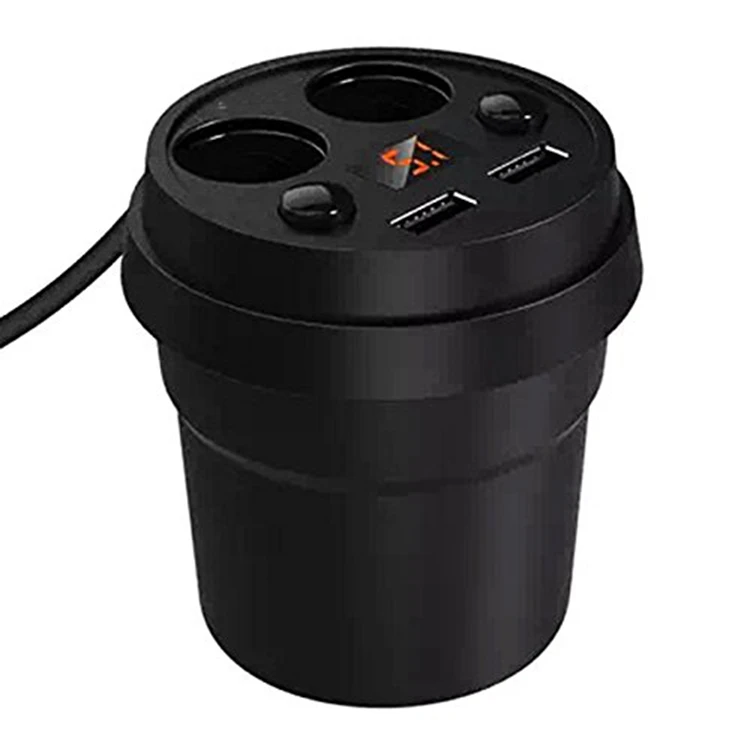 Интеллектуальный многофункциональный Dual USB 3.1A 2 Прикуривателя автомобильное зарядное устройство usb