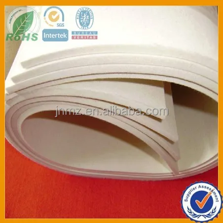 Superfine quality 5mm 6mm wool felt white