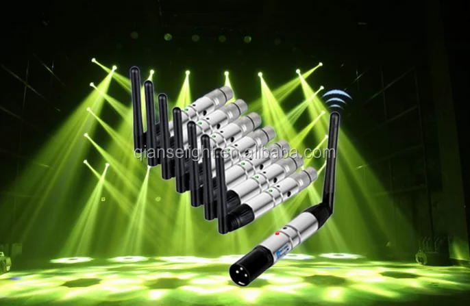 DMX Wireless transmitter &receiver for stage lighting