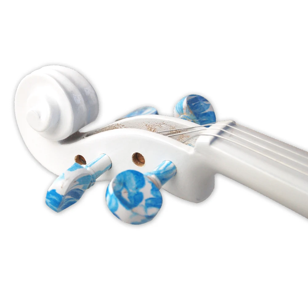 Kinglos white color violin wholesale universal strings set used handmade violin