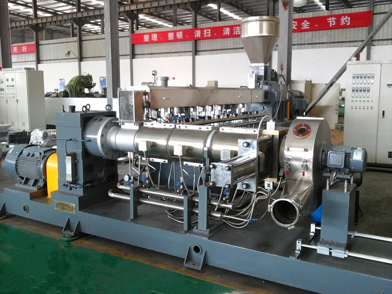 Машина для гранулирования пвх, машина для производства гранул из ПВХ с двойным винтовым Экструдером