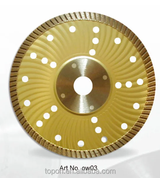 Diamond Sintered Saw Blade(Turbo Wave) for Block Concrete Pavers Brick Marble And Tile