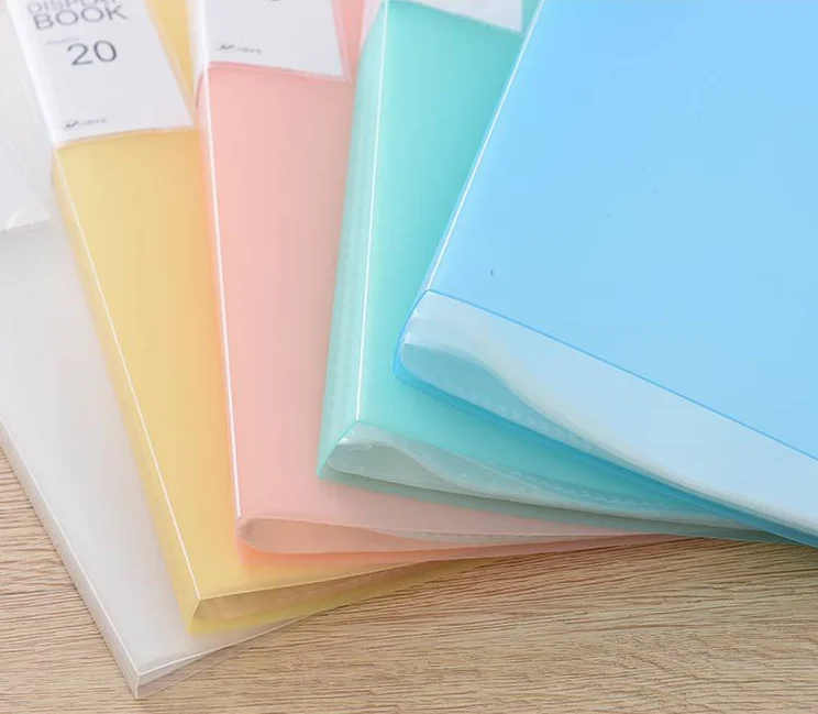 
A4 Size 20/30/40 Pockets PP Plastic Presentation File Folder Display Book 