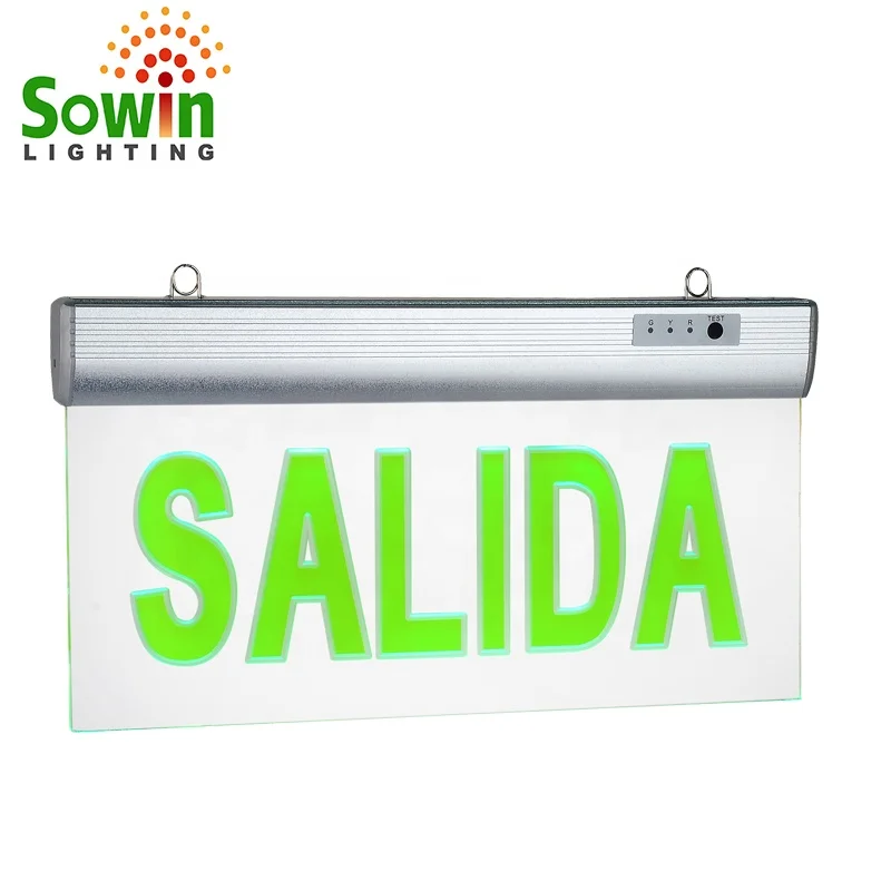 
3W led emergency exit sign light 