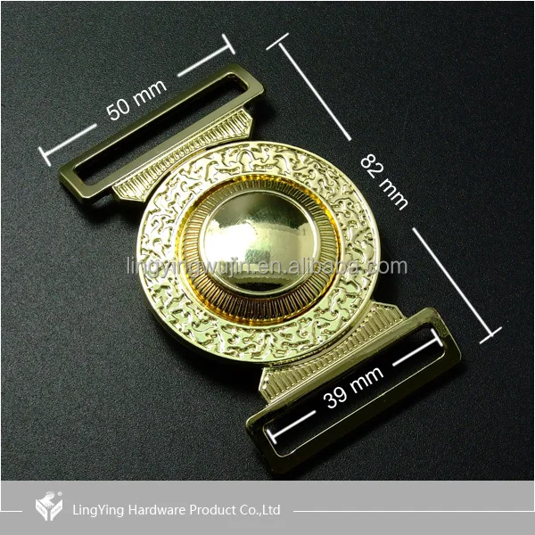 Western style high-class two joint double prong belt buckle