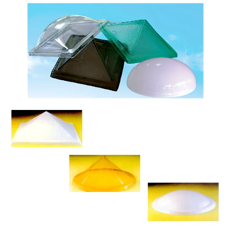 Производители продают поликарбонатные ПММА пирамидные скайеры индивидуальные купольные скайеры