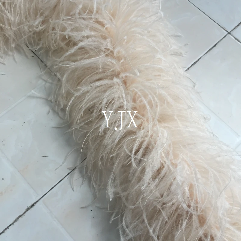 8 layers of high quality cheap white boas fluffy ostrich feather scarf belly dance