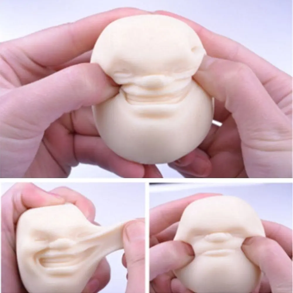 
2019 Cute Squishy Stress Ball Japanese Face Squishy Toys Stress Reliver 