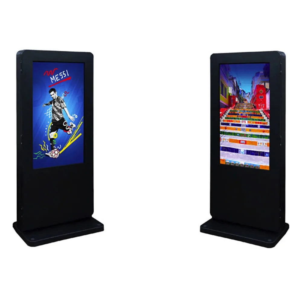 
Customized high brightness outdoor lcd advertising touch kiosk full outdoor kiosk 