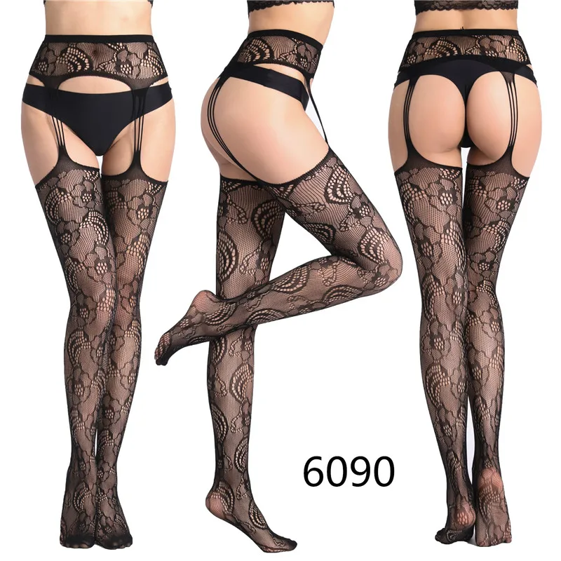 
Wholesale Lady Women Mesh Fishnet Tights Nightclub Adult Japan Video Black Pantyhose High Waist Lingerie Sexy Stockings 