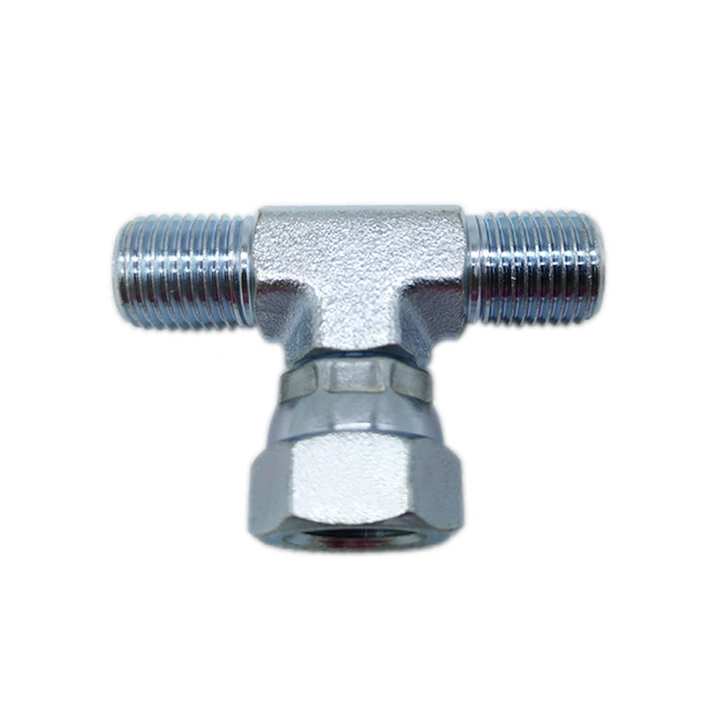 METRIC MALE 24 degree SEAT H.T. hydraulic tee adapter fittings