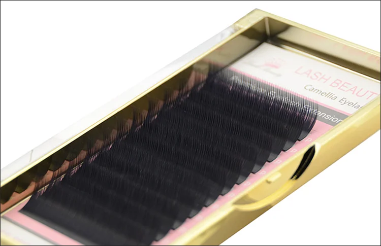 Popular 0.03 0.05 0.07 Camellia Lashes Mega Volume Lashes Extensions Private Label