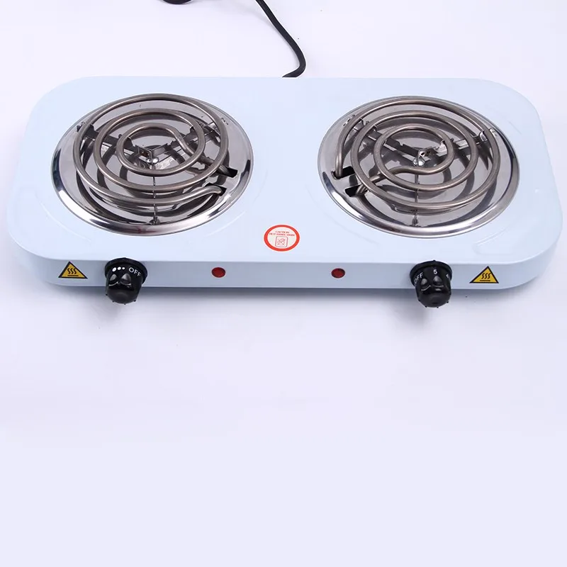 Portable Electric Stove Double Hot Plate Cooker RV Cooktop Bench Cooking Home