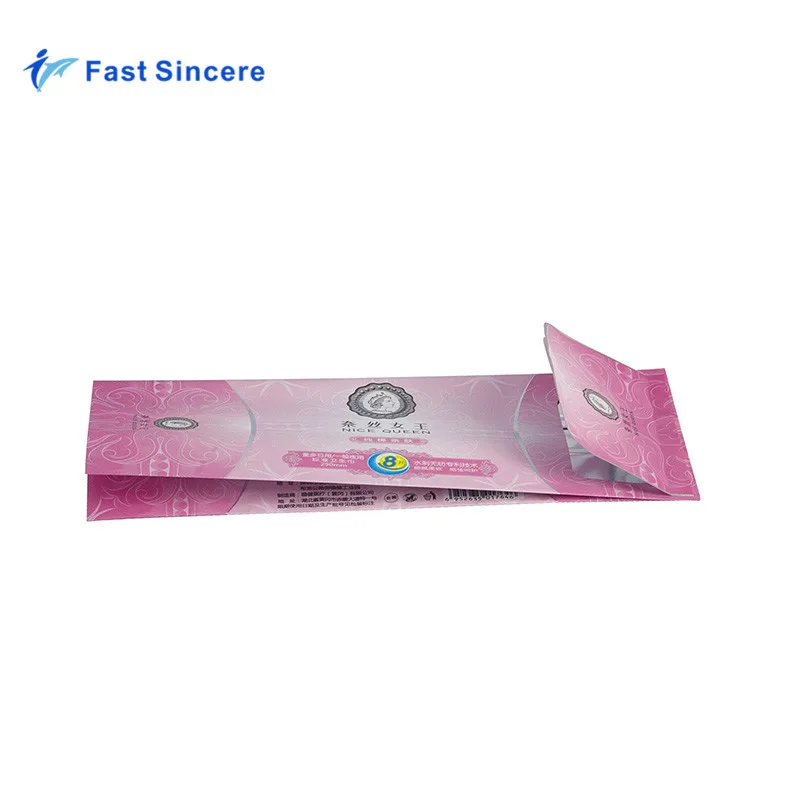 Custom Printed sealable printed sanitary napkin disposable bags