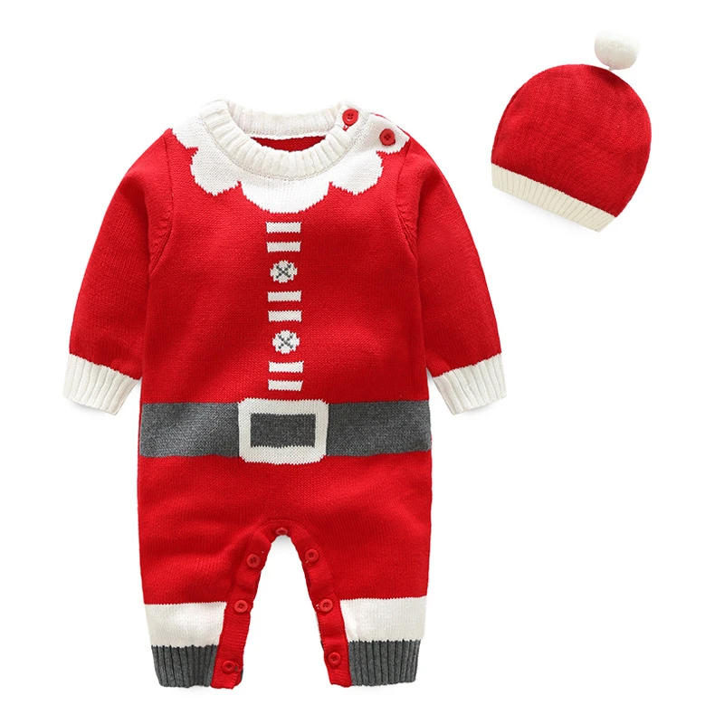 
Infant Boys Clothes Baby Girls Christmas Sweater Kids Baby Christmas Clothes Reindeer Knit Crochet Sweaters For Boys Girls 