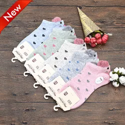 Spring Popular Animal  Pattern Cute Cartoon Cotton Crew Women Ladies Socks