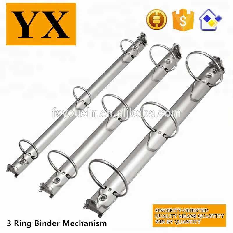 Factory supply 3 ring mechanism with trigger for notebook