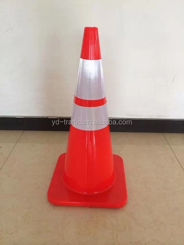 70cm high quality reflective PVC traffic cone factory price soft road safety cone traffic cone