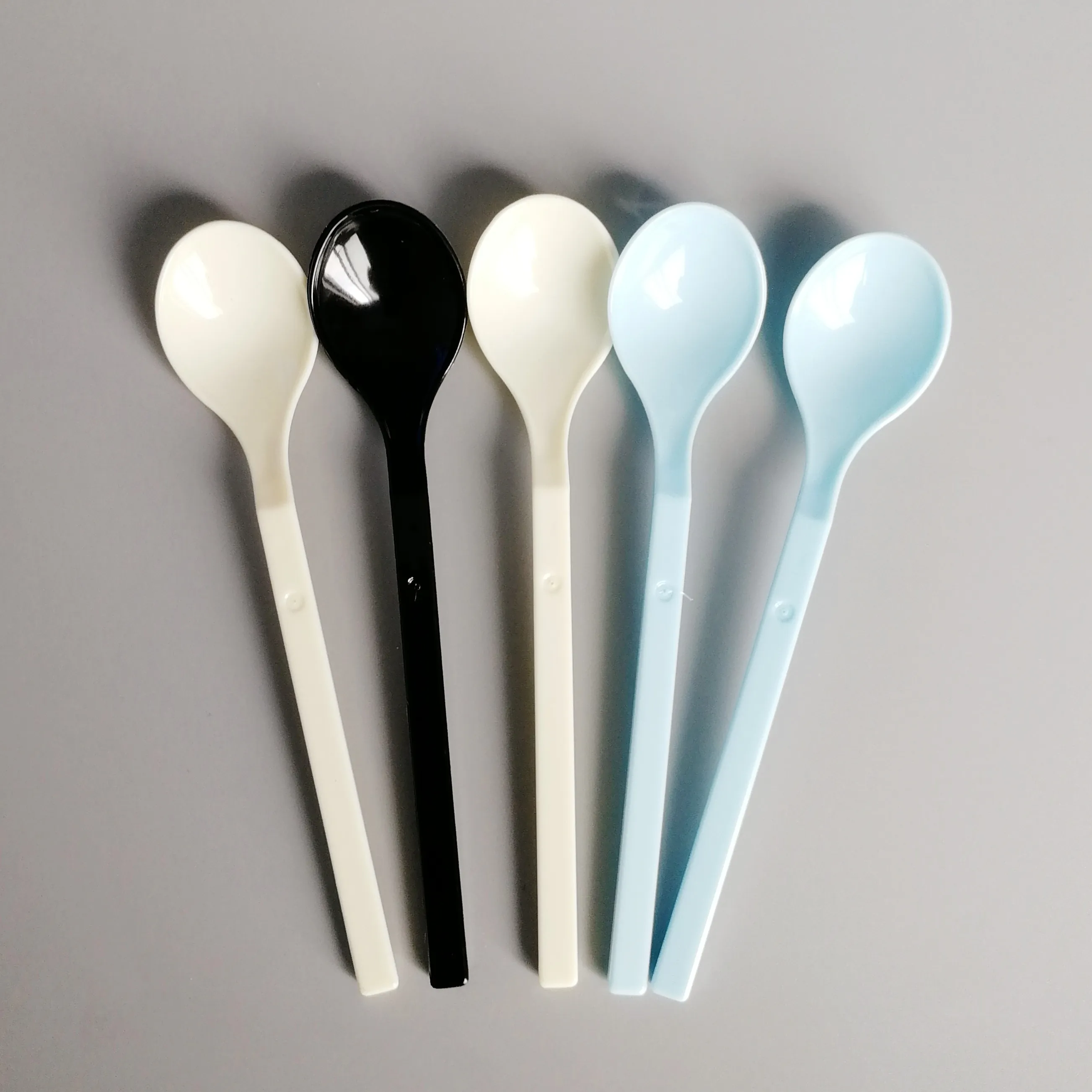 
2019 best selling ice cream plastic spoon long handle plastic spoons measuring spoon plastic 