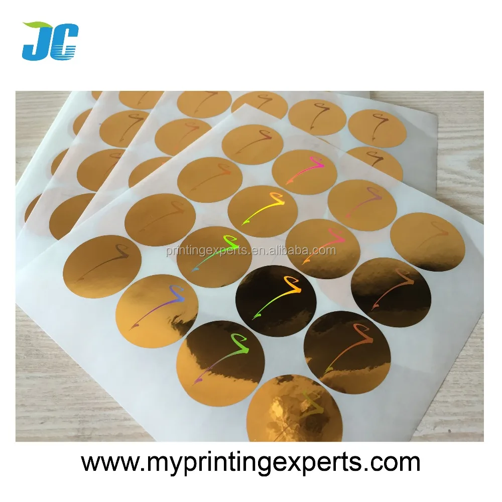 Manufactory OEM laser cheap custom hologram sticker with logo printing