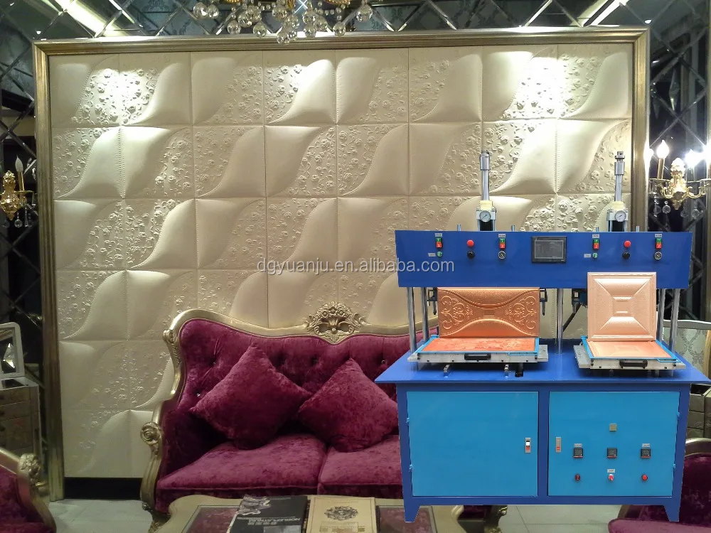 New 3 d wall panel production machine, sofa background wall making machine