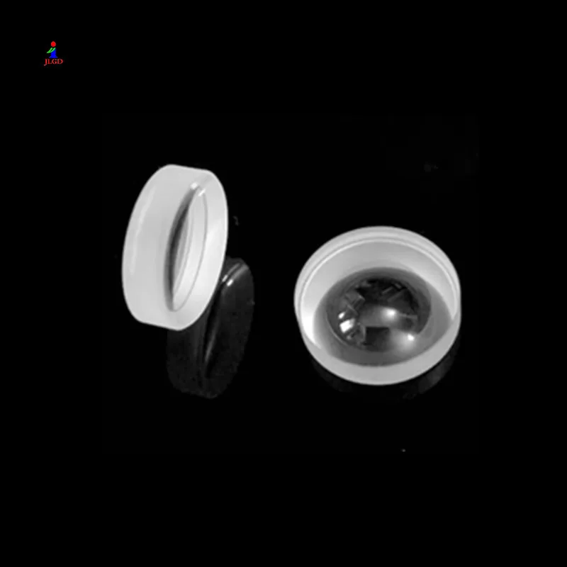optical glass concave convex meniscus lenses with black edge