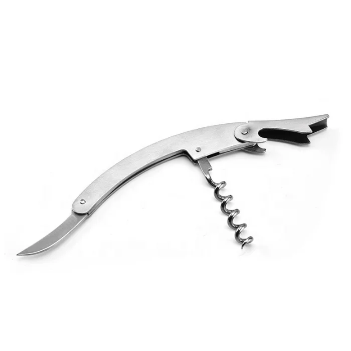 3  in 1 Multi-function tools beer opener & wine opener & Tinfoil knife Seahorse knife