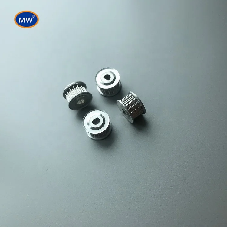 Stock mw high quality aluminium 3m 16T with d hole synchronous belt pulley for robot timing pulley for motor