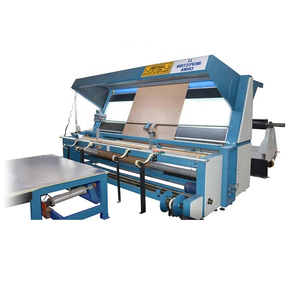 Fabric high performance full automatic fabric inspection slitting machine