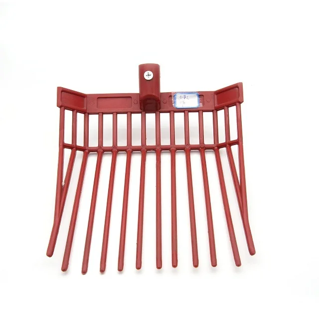 ABS Manure and Bedding Fork Replacement Head for horse cleaning