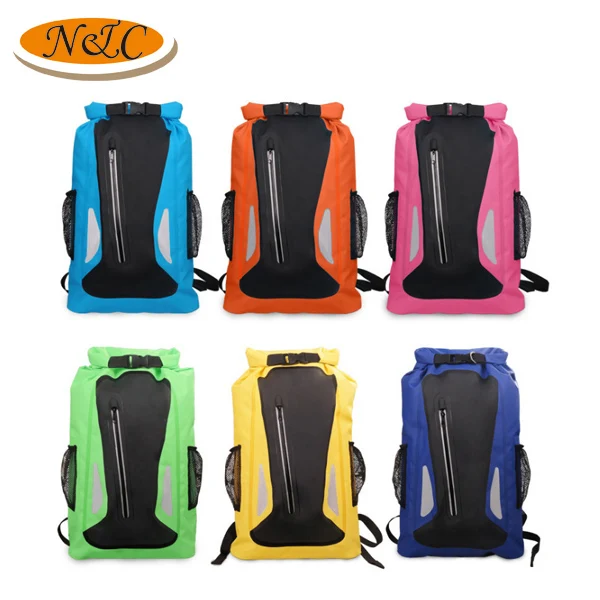 outdoor floating hiking sports dry backpack water resistant pvc tarpaulin backpack