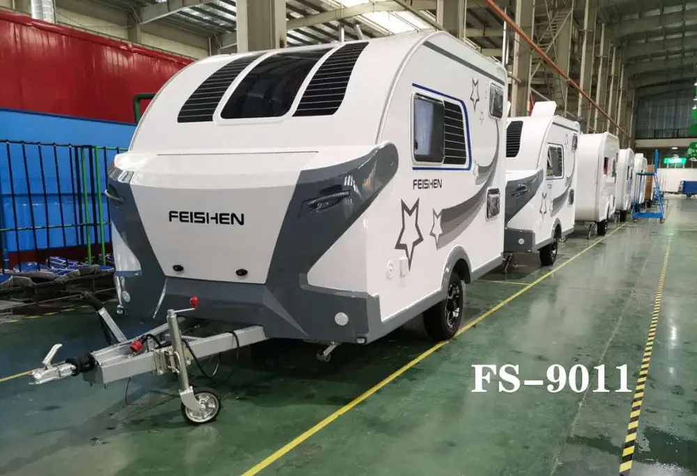 High quality china rv mini caravan for camping