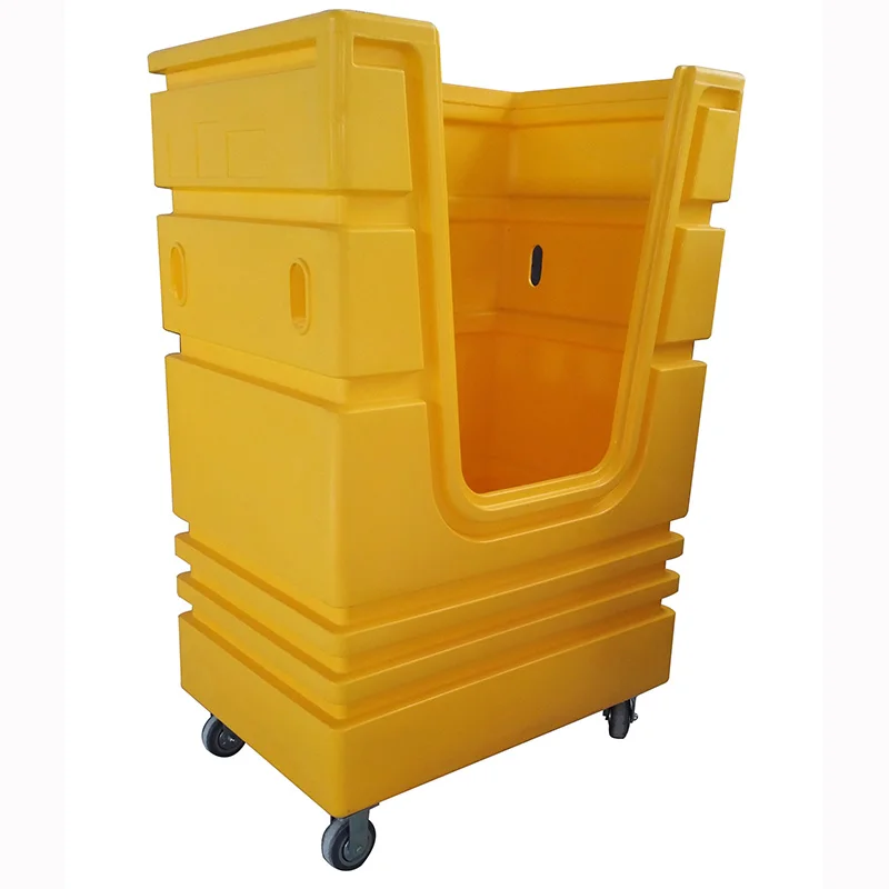 Пластиковая тележка для стиральной клетки пластиковой типа V