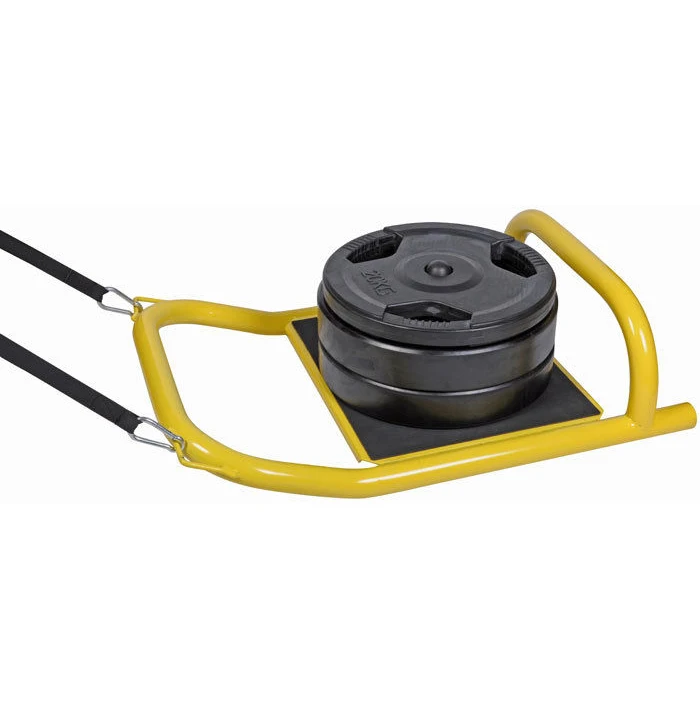 Yellow Drive Sled Fitness Speed&Strength Training with Harness