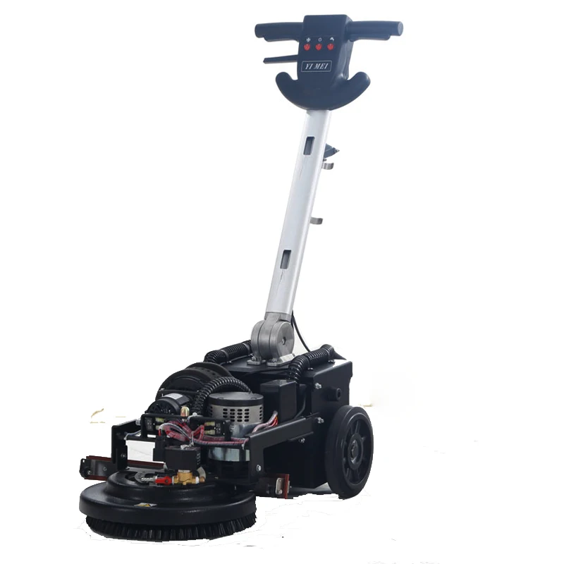 Q202 design battery operate 220V/110V high suction 140 rpm brush auto floor polisher equipment for gym home factory room