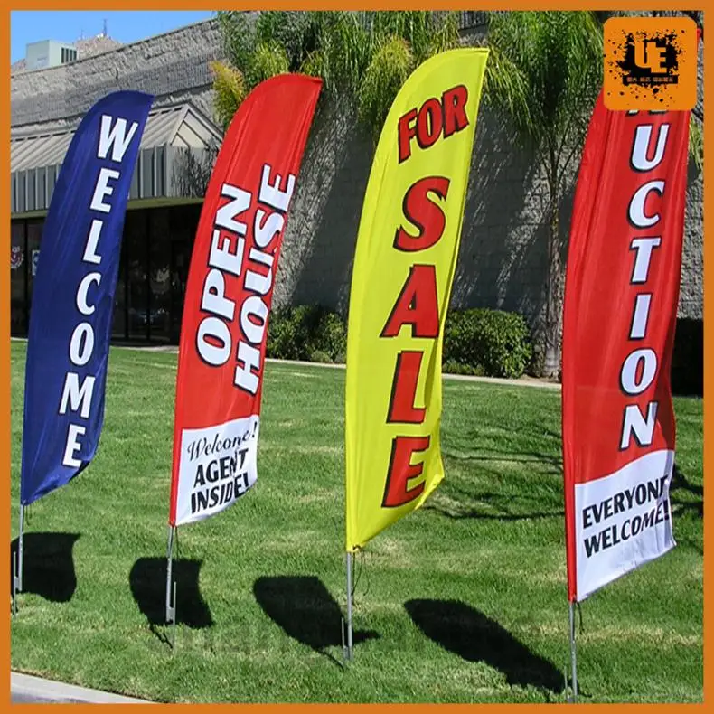 Hot selling outdoor open house flag with CE certificate