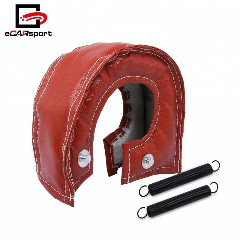 Универсальный красный Турбокомпрессор тепловой щит одеяло обертывание для T3 T25 T28 T04E T04B T3/T4 Gt32 Gt35 Gt37 turbo