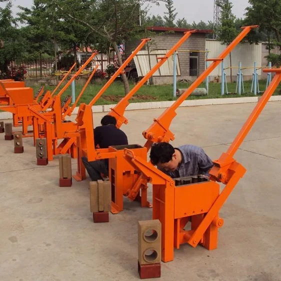 
factory since 1995 with african companies selling manual qmr2-40 block brick making machine 