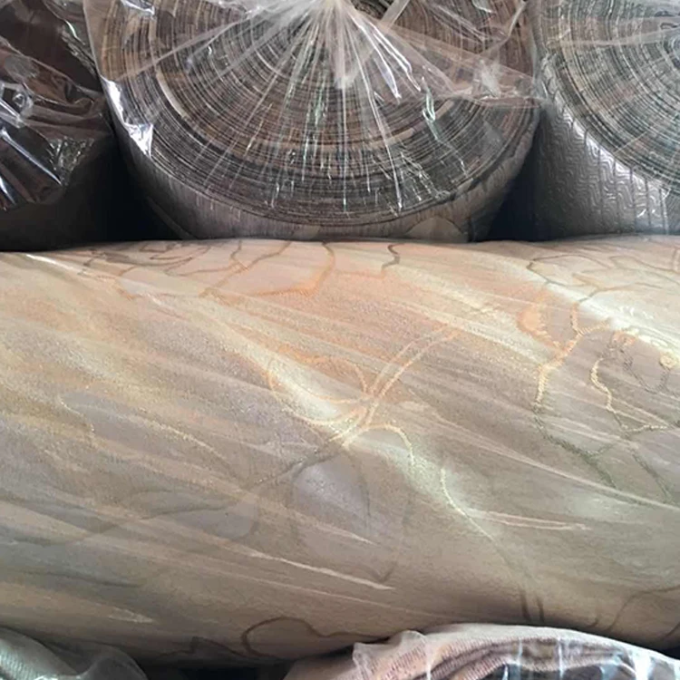 Stock mini matt custom design polyester fabric