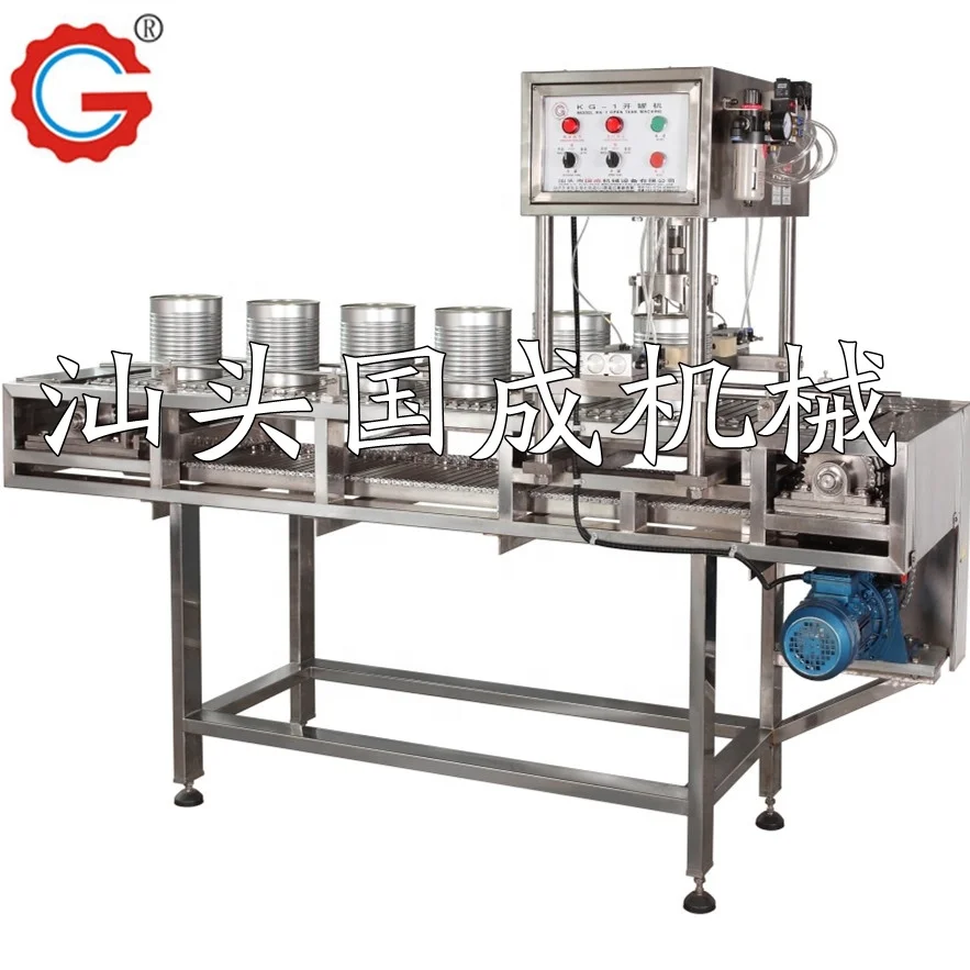
Industry Automatic Stainless Steel Can Tin Lid Opener Machine 
