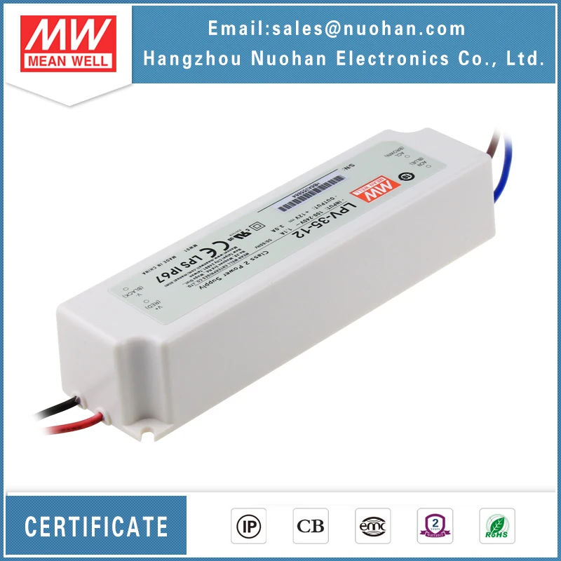 Mean well LPV-35-12 35w led light driver 35w 12v led driver