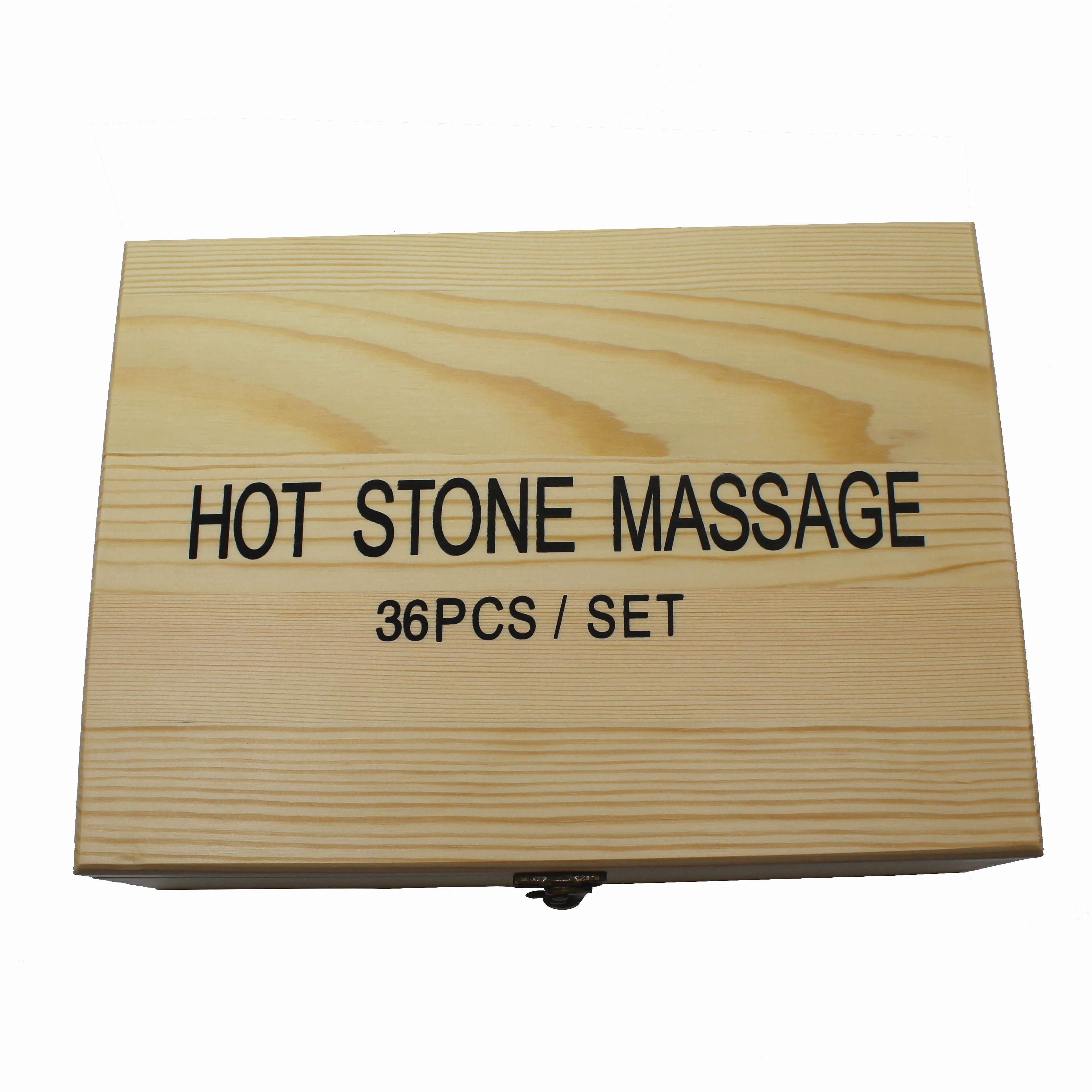 
Natural Health Beauty 36pcs stone per set Spa Hot massage stone heating box 