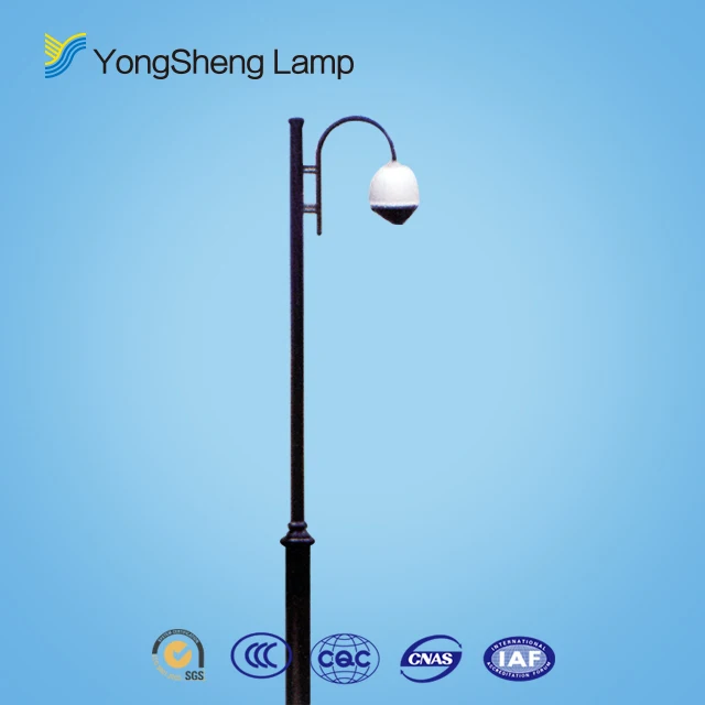 6.0M 6 meter  Camera Pole Fixed Cylindrical/galvanized Monitor Light Pole