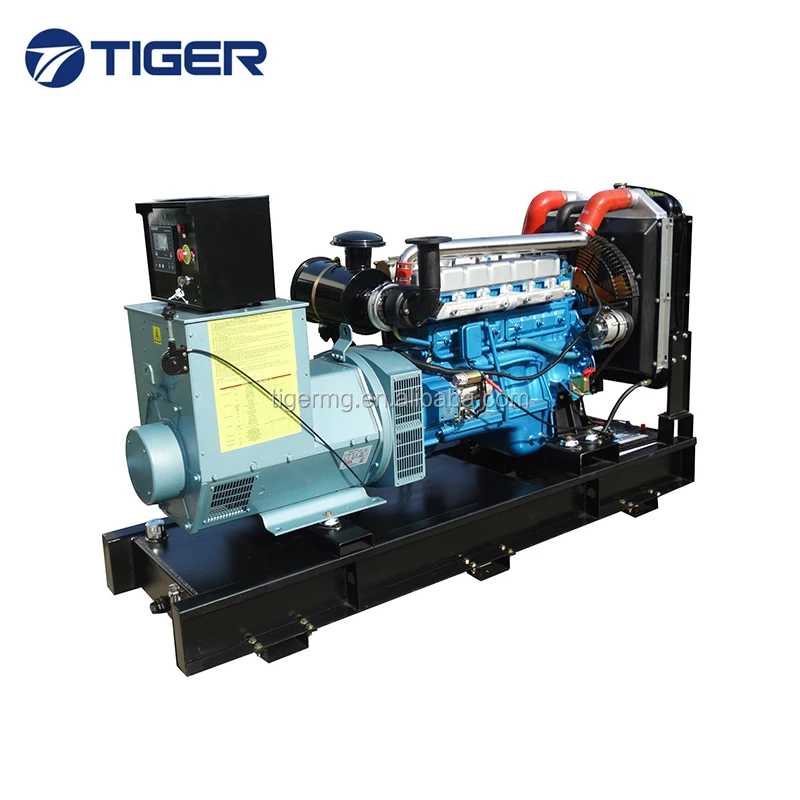 High efficiency diesel generator silencers with corrugated tube