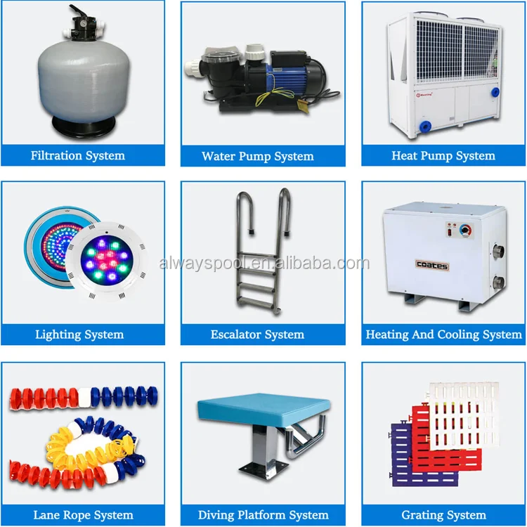 1 Piece Electric Swimming Pool Pumps 1.5 hp Water Pump