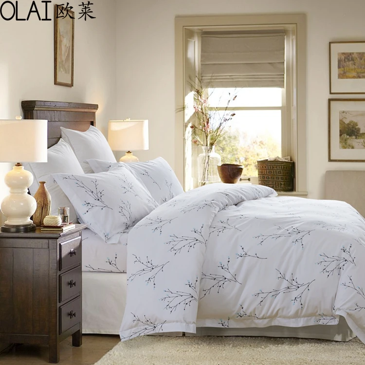 40S * 40S саржевая Печать оптом модные пользовательские простыни/роскошное покрывало