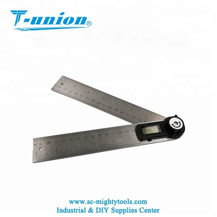 2 in 1 Stainless Steel Inclinometer Goniometer Level Measuring ToolElectronic Digital Protractor Goniometer